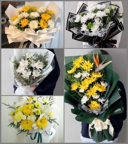 广东揭阳市普宁市南径镇白石村白事花束代送